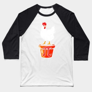Pi Math Chicken Pot Baseball T-Shirt